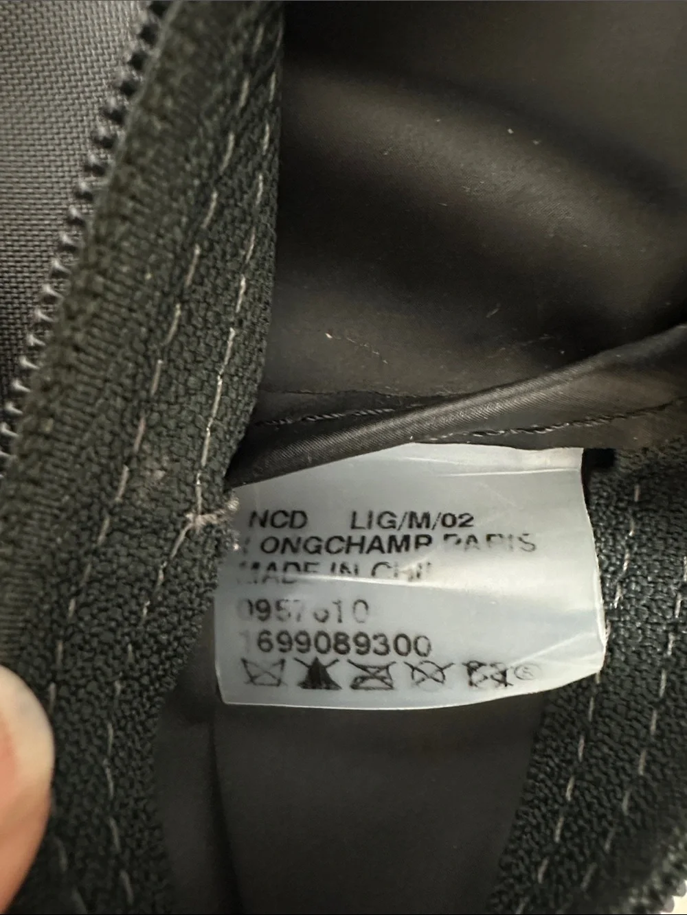 Longchamp Le Pliage Large Nylon Backpack in Storm Grey/Brown